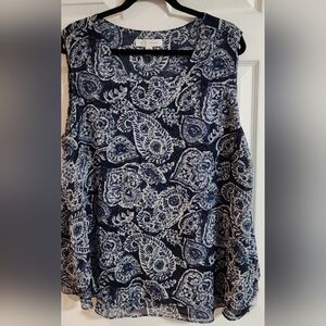 Cristina B, Size XXL, Navy & White